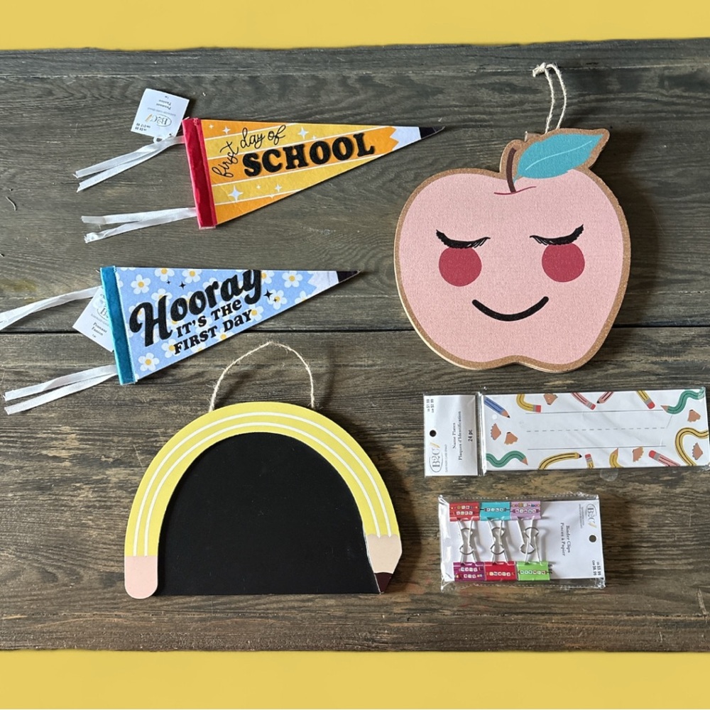 Michaels First Day of School Classroom Decor Miscellaneous Items